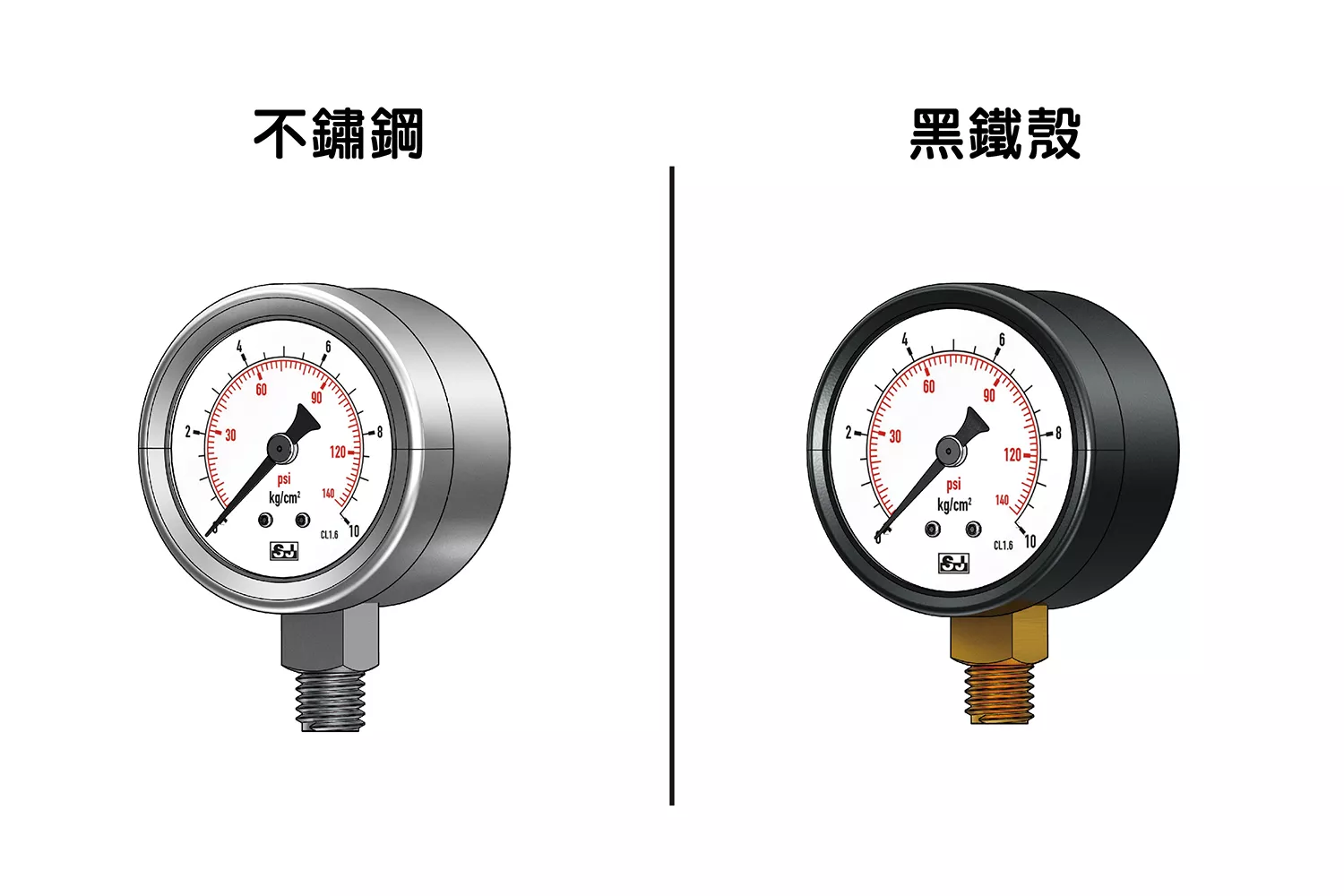 壓力錶外殼材質